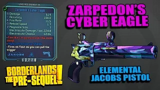 Borderlands: Pre-Sequel! - Zarpedon's Cyber Eagle Unique Pistol Location Guide - The Secret Chamber