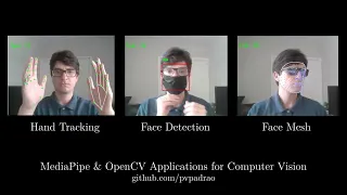 MediaPipe and OpenCV Applications for Computer Vision