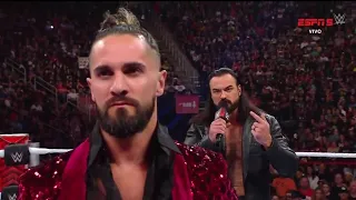 Promo Seth Rollins Confronta Drew McIntyre Parte 1 - WWE Raw 11/3/2024