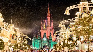 Magic Kingdom 2022 Christmas Experience in 4K | Mickey's Very Merry Christmas Party Disney World