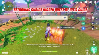 Returning Curios Hidden Quest by Idyia Guide Luxurious Chest Rewad - Veluriyam Mirage 3.8