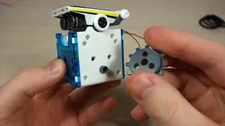 Инструкция по сборке  Робот конструктор на солнечной батарее 14 в 1
