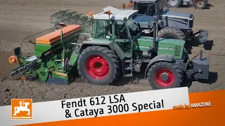 Fendt 612 LSA Turbomatik with Cataya 3000 Special | AMAZONE