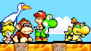 Yoshi's Island DS - All Cutscenes (Full Movie)