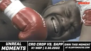 CRO COP BREAKS SAPP! Own one of the most UNREAL moments in kickboxing history today