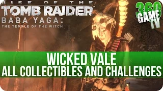 Rise of the Tomb Raider - Wicked Vale - All Collectibles and Challenges Locations - Baba Yaga DLC