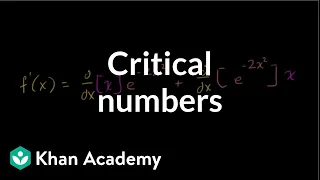 Finding critical points | Using derivatives to analyze functions | AP Calculus AB | Khan Academy