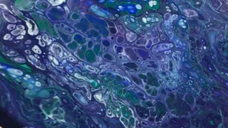 Easy Acrylic Pour 💜 Does WD40 make more cells?💙💜