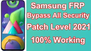 All Samsung August Security Frp Bypass 2021 | Android 9/10/11 All Security Patch Level 1000% Working