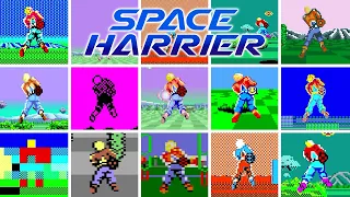 Space Harrier - Versions Comparison (HD 60 FPS)