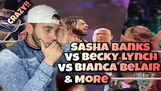 WWE - Sasha Banks Vs Becky Lynch Vs Bianca Belair and More  (REACTION)