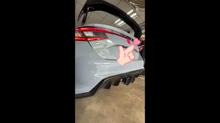 Honda Civic FL5 HKS Legamax Exhaust Decat Sound on the Dyno