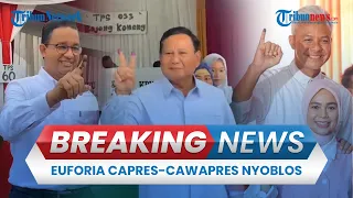 🔴BREAKING NEWS: Euforia Capres-Cawapres Lakukan Pencoblosan pada Pilpres & Pemilu 2024