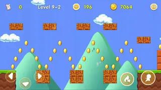 🌴Super Bros Adventure / 🐒🍌Banana Jungle |  level 9-2 |  Walkthrough🎮Android / IOS #Short Heaven