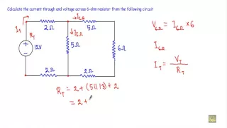 Current and Voltage in Complex Series Parallel Circuit - 1