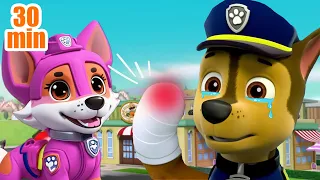 Paw Patrol Mighty Movie - Pups Space Episodes& Grand Prix Game - 30 minutes