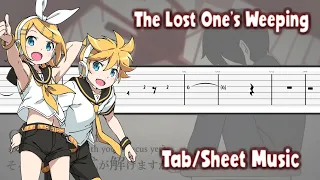 Rin kagamine - The Lost One's Weeping Guitar Tab / Guitar Tutorial TABS