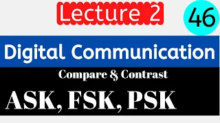 Digital modulation ASK FSK and PSK Revision video