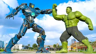 The New Empire - Hulk vs Gipsy Danger Fight Full Movie #2024 | VFX COMOSIX [HD]