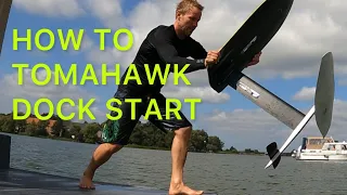 Dock Start Technik „Tomahawk“ für Foilpumping & Foilsurfing - Pump Foil surfen lernen bei 2Wave