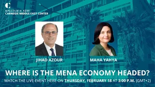 Where is the MENA Economy Headed? A Conversation with Jihad Azour