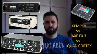 Neural DSP Quad Cortex vs AXE FX 3 vs KEMPER ( EVH 5153 )