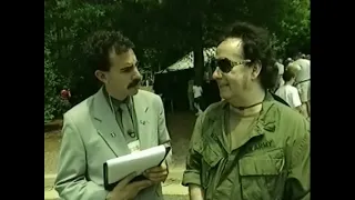 Borat breaks character