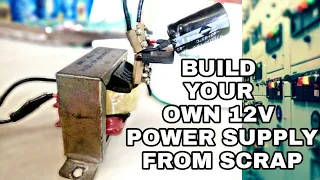 Paano gumawa ng 12v power supply at motorcycle battery charger  |napakabasic |PinoyTechStudio