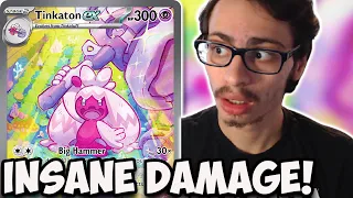 Tinkaton ex Can Do Over 600 DAMAGE! Newest HUGE Hand Deck! Paldea Evolved PTCGL