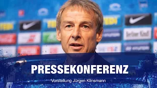 Pressekonferenz zur Trainervorstellung von Jürgen Klinsmann