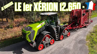 🤠 Je CONDUIS le 1er XERION série 12.650 DE FRANCE : 4 chenilles directrices il défie les articulés😱