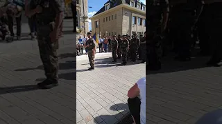 Défiler du 14 juillet à châteaulin 1er parti