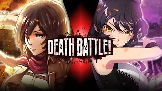 Blake Vs Mikasa (RWBY Vs Attack on Titan) | Death Battle Fan Made!
