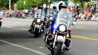 Lights and sirens - Seattle Police Motorcycle Drill Team