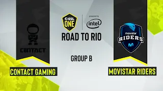 CS:GO - Movistar Riders vs. c0ntact Gaming [Train] Map 3 - ESL One Road to Rio - Group B - EU