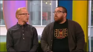 Simon Pegg Nick Frost BBC The One Show 2013