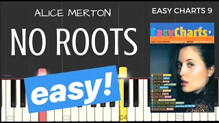 NO ROOTS - EASY Piano Tutorial - Alice Merton (Easy Charts 9)