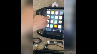 Андроид магнитола в стиле Тесла для Форд Фокус 3
