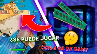 ¿SE PUEDE JUGAR CON 4GB DE RAM EN 2022?