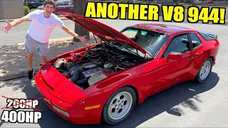 No One Bid On This V8 Swapped Porsche 944 Turbo at Auction... SO WE BOUGHT IT!