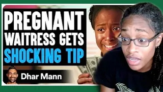 PREGNANT WAITRESS Gets SHOCKING TIP **emotional** | Dhar Mann Reaction