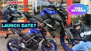 YAMAHA MT125 LAUNCH DATE 2024 | NEW MT-125 FULL DETAIL INFORMATION | MT125 TOP SPEED MILEAGE