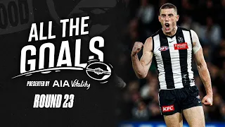 Watch every goal from Collingwood's Round 23 clash against Brisbane | All the Goals