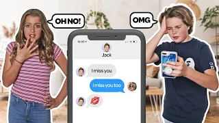 My CRUSH REACTS to my IPHONE Challenge **PRIVATE TIKTOK EXPOSED**📲💔| Claire Rocksmith