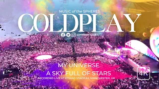 COLDPLAY - My Universe & A Sky Fall of Stars- Manchester, UK 2023 OPENING NIGHT [4K]