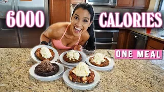 BJ's Restaurant Pizookie Challenge | GIRL VS FOOD |  6000 Calories in One Meal