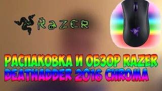 РАСПАКОВКА И ОБЗОР RAZER DEATHADDER 2016 CHROMA