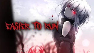 [Nightcore] Easier To Run - Linkin Park (lyrics)