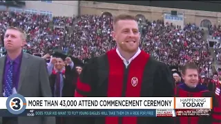 More than 7,000 students participate in graduation at Camp Randall with speaker JJ Watt