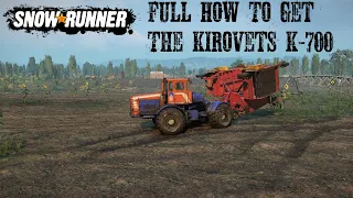 Full How To Get The New Kirovets K-700 Tractor/Truck For Farming Or Logging Phase 8 Update/DLC